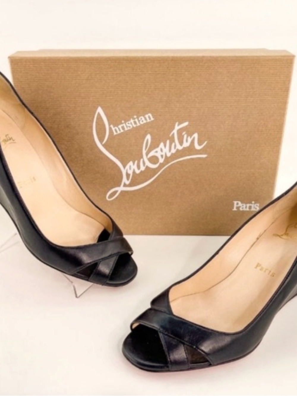 Christian Louboutin Riveto Wedges EU 37.5